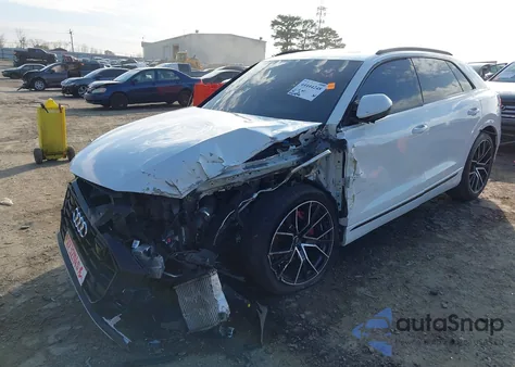 2020 Audi Q8 Prestige 55 Tfsi Quattro Tiptronic z USA, uszkodzony, nr VIN WA1FVAF11LD017785